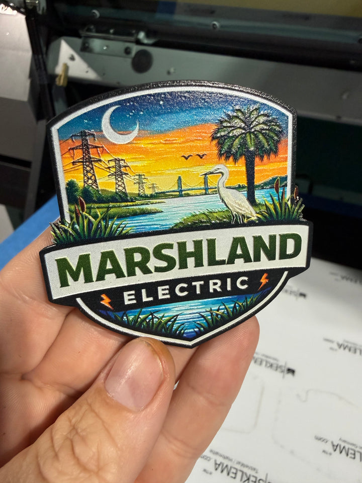 Custom UV Printed Hat Patches | Full Color | Made to Order