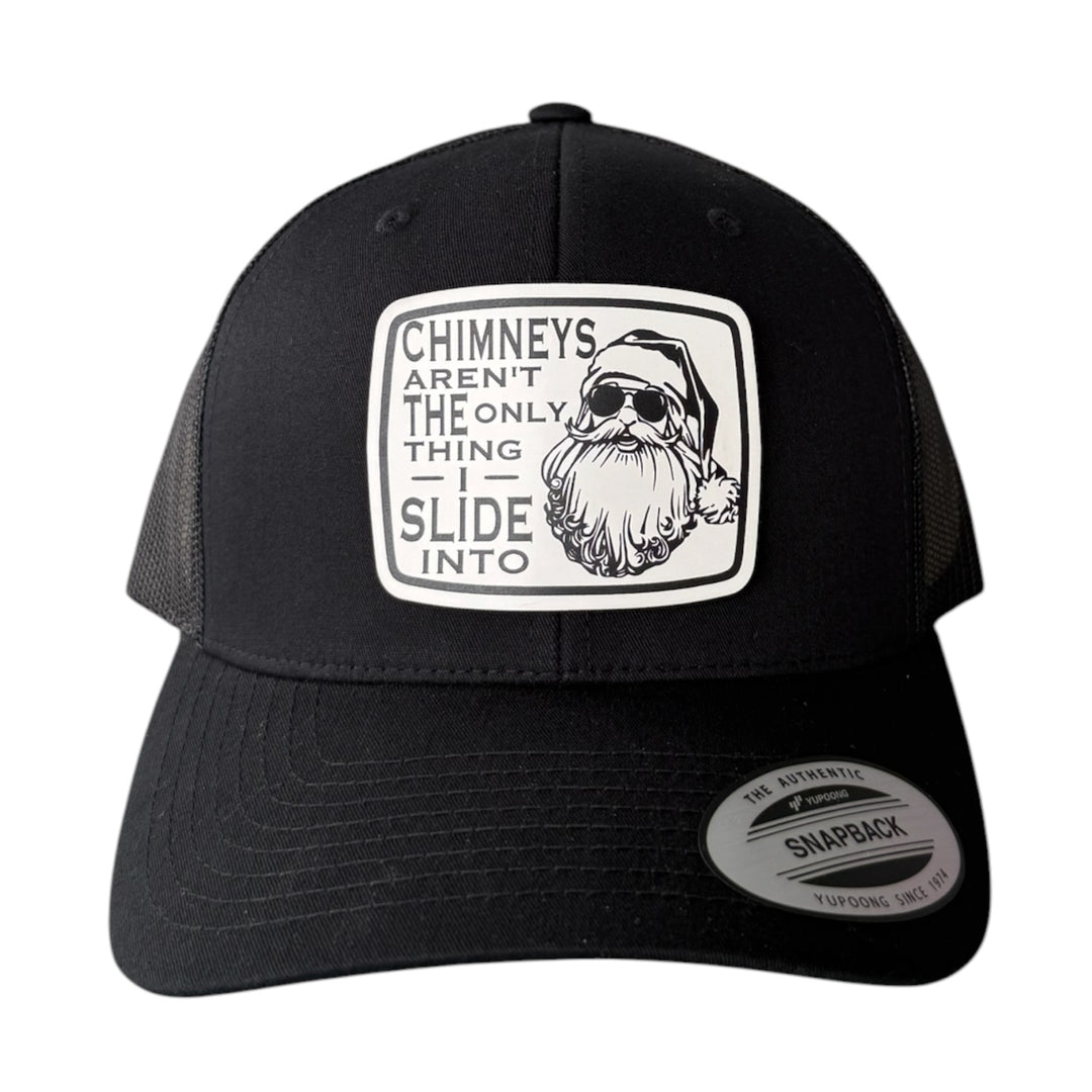 Chimneys Aren’t the Only Thing I Slide Into Santa Trucker Hat