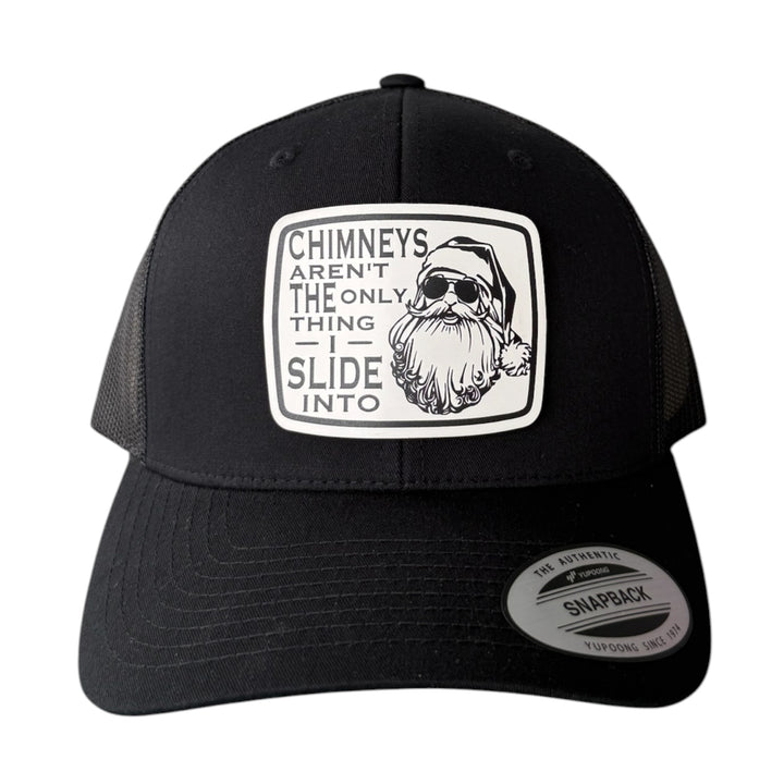 Chimneys Aren’t the Only Thing I Slide Into Santa Trucker Hat