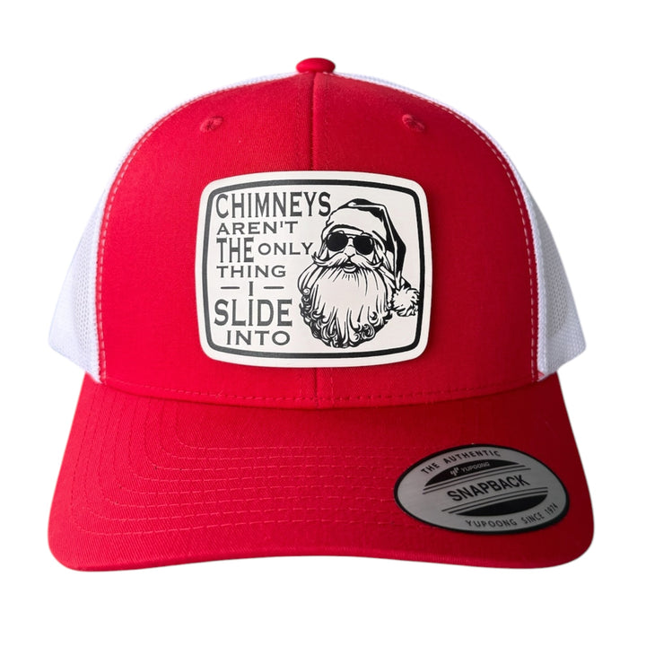 Chimneys Aren’t the Only Thing I Slide Into Santa Trucker Hat