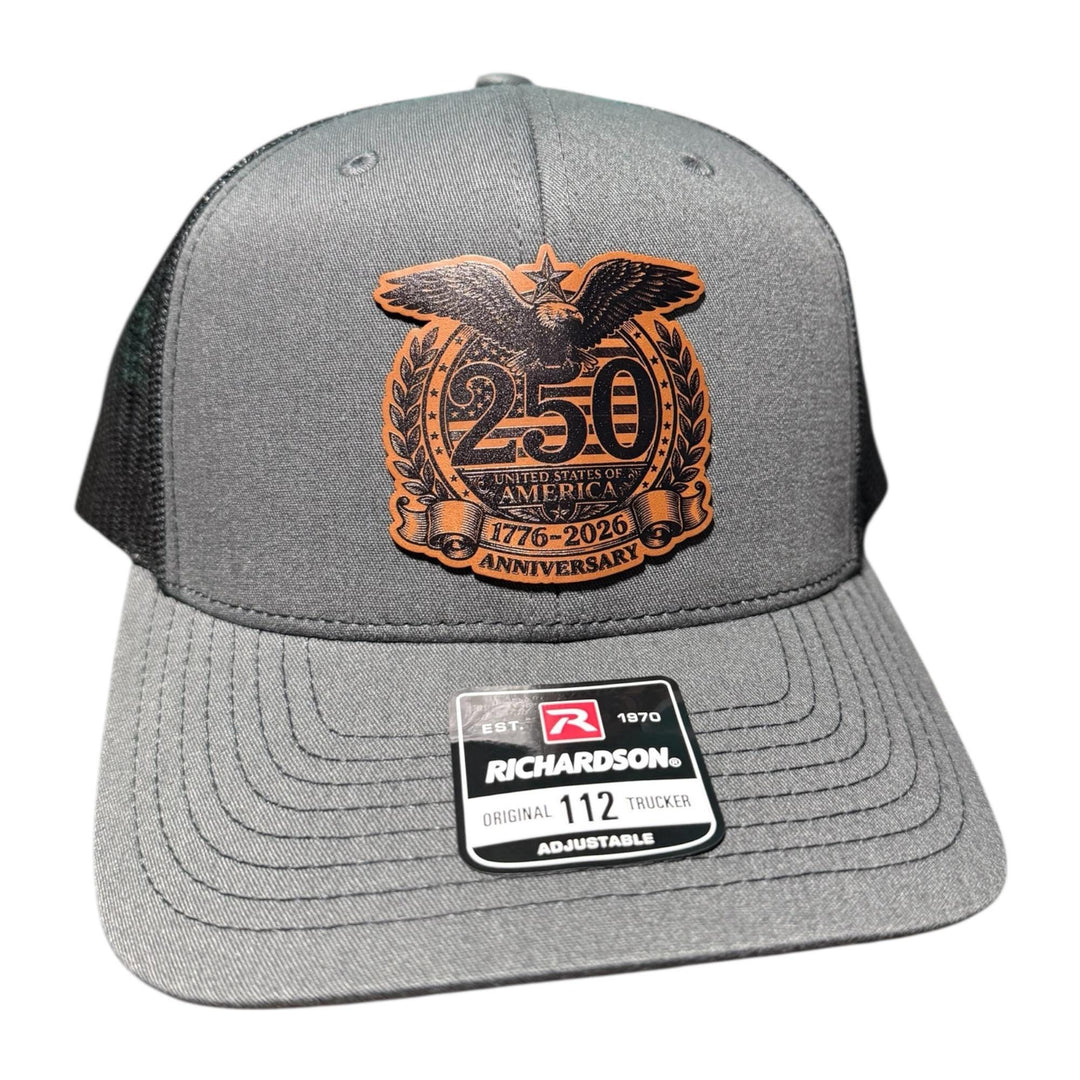 250th Anniversary 1776-2026 patriotic USA veterans hat by BubbleHead Ink