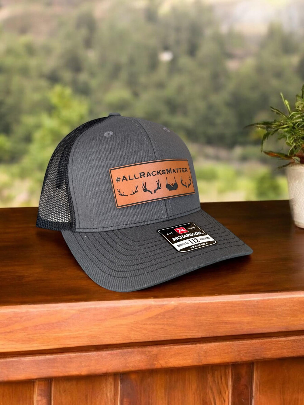 All Racks Matter hunting trucker hat by BubbleHead Ink