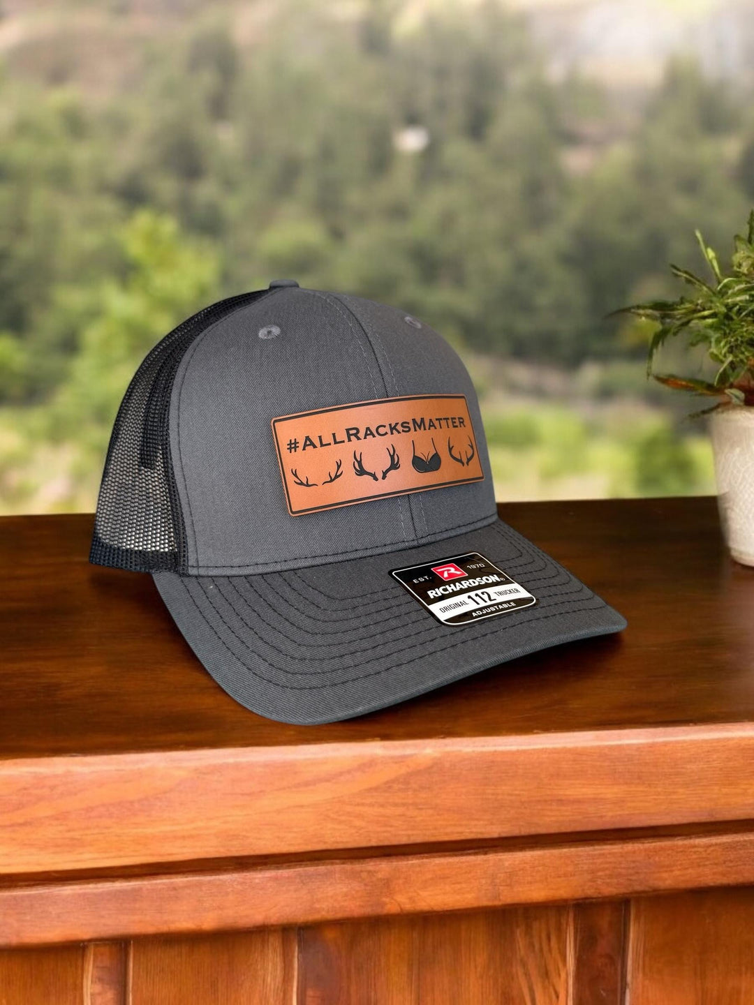 All Racks Matter hunting trucker hat by BubbleHead Ink