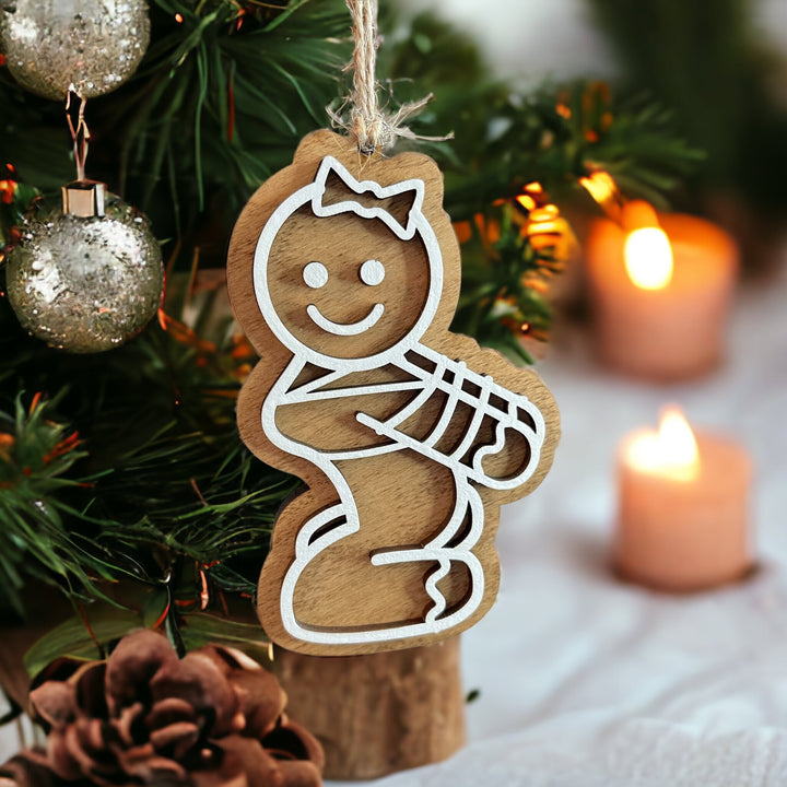 BDSM bondage naughty adult Christmas ornament by BubbleHead Ink