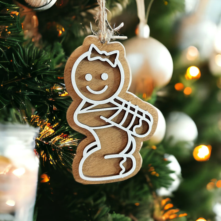 BDSM bondage naughty adult Christmas ornament by BubbleHead Ink