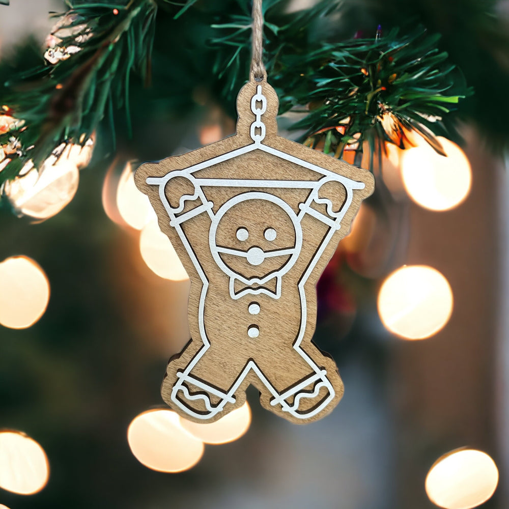 BDSM kinky funny adult Christmas ornament by BubbleHead Ink