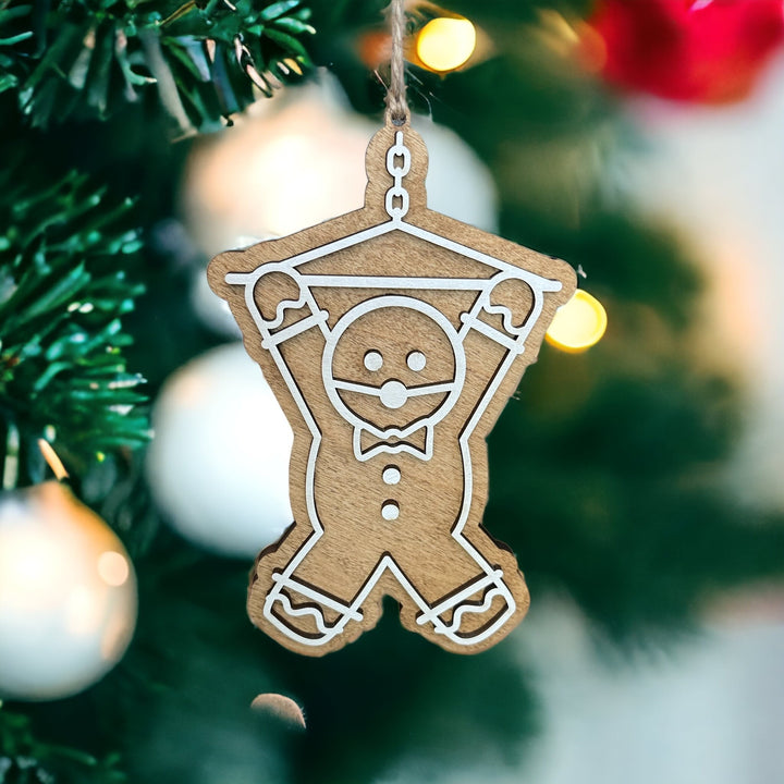 BDSM kinky funny adult Christmas ornament by BubbleHead Ink