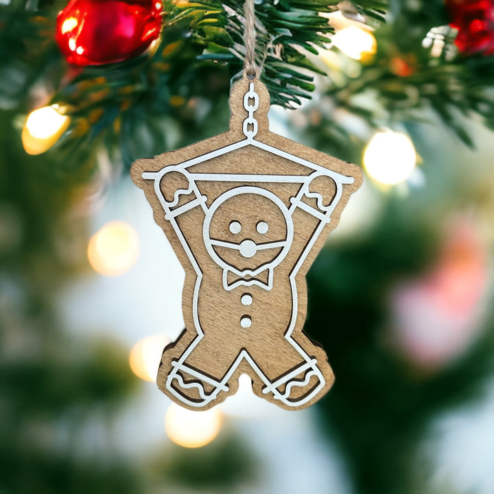 BDSM kinky funny adult Christmas ornament by BubbleHead Ink