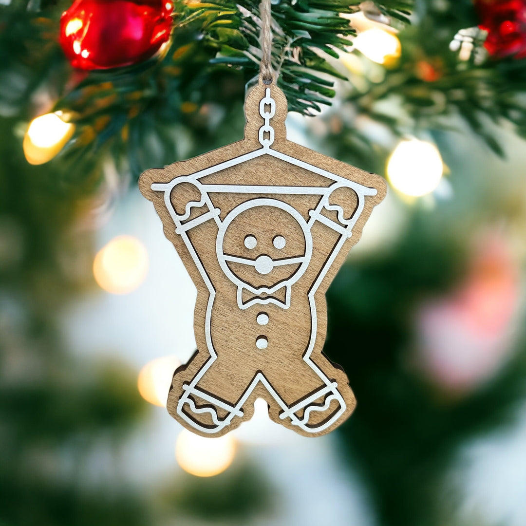 BDSM kinky funny adult Christmas ornament by BubbleHead Ink