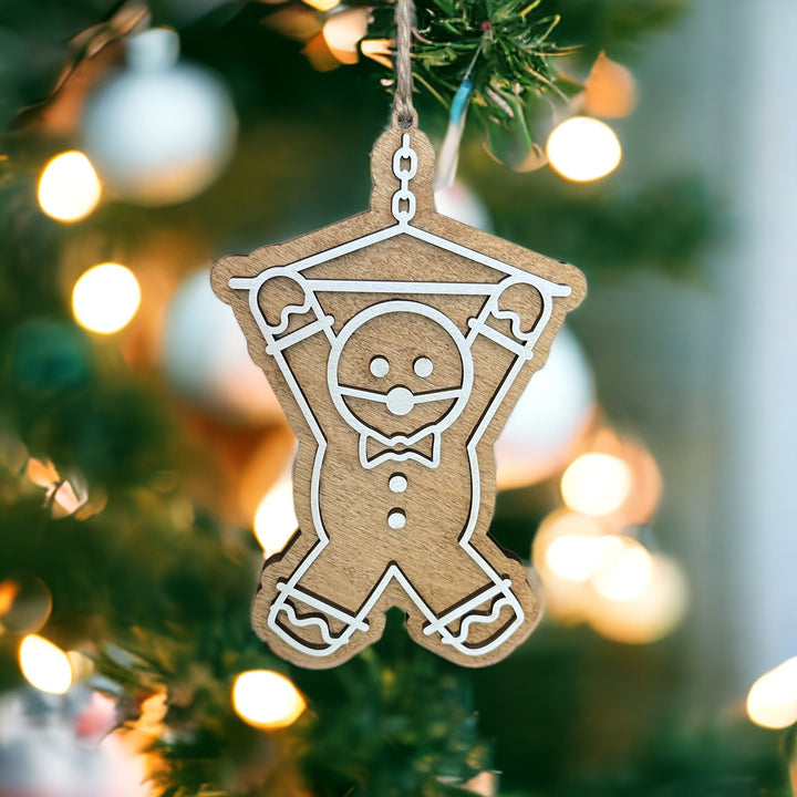 BDSM kinky funny adult Christmas ornament by BubbleHead Ink