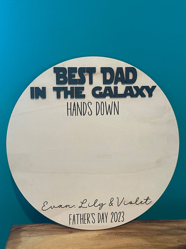 Best Father in the Galaxy personalized Father&