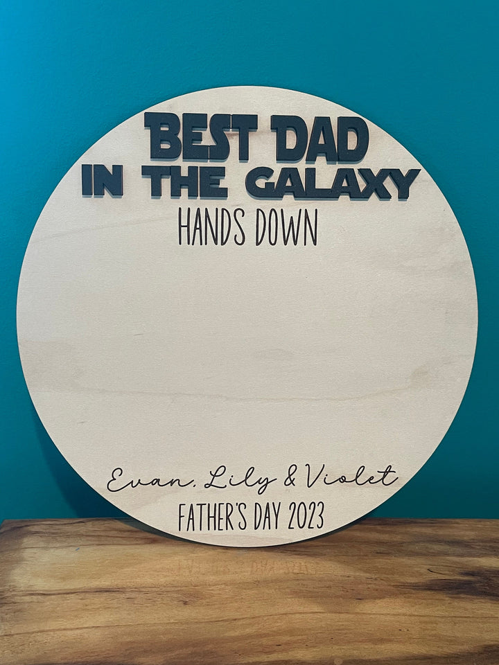 Best Father in the Galaxy personalized Father&