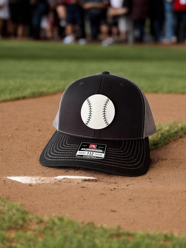 Custom baseball dad trucker hat by BubbleHead Ink
