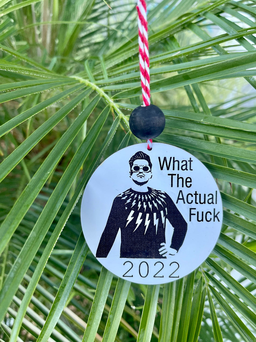 David Rose funny Christmas ornament by BubbleHead Ink
