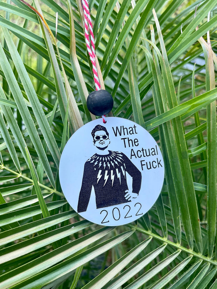 David Rose funny Christmas ornament by BubbleHead Ink