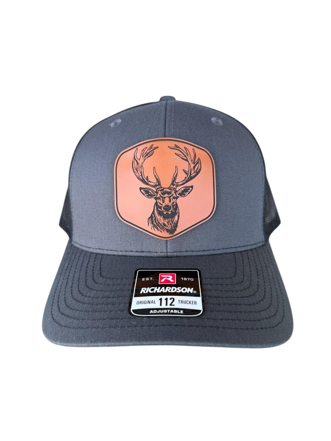 Deer hunting Richardson 112 trucker hat by BubbleHead Ink