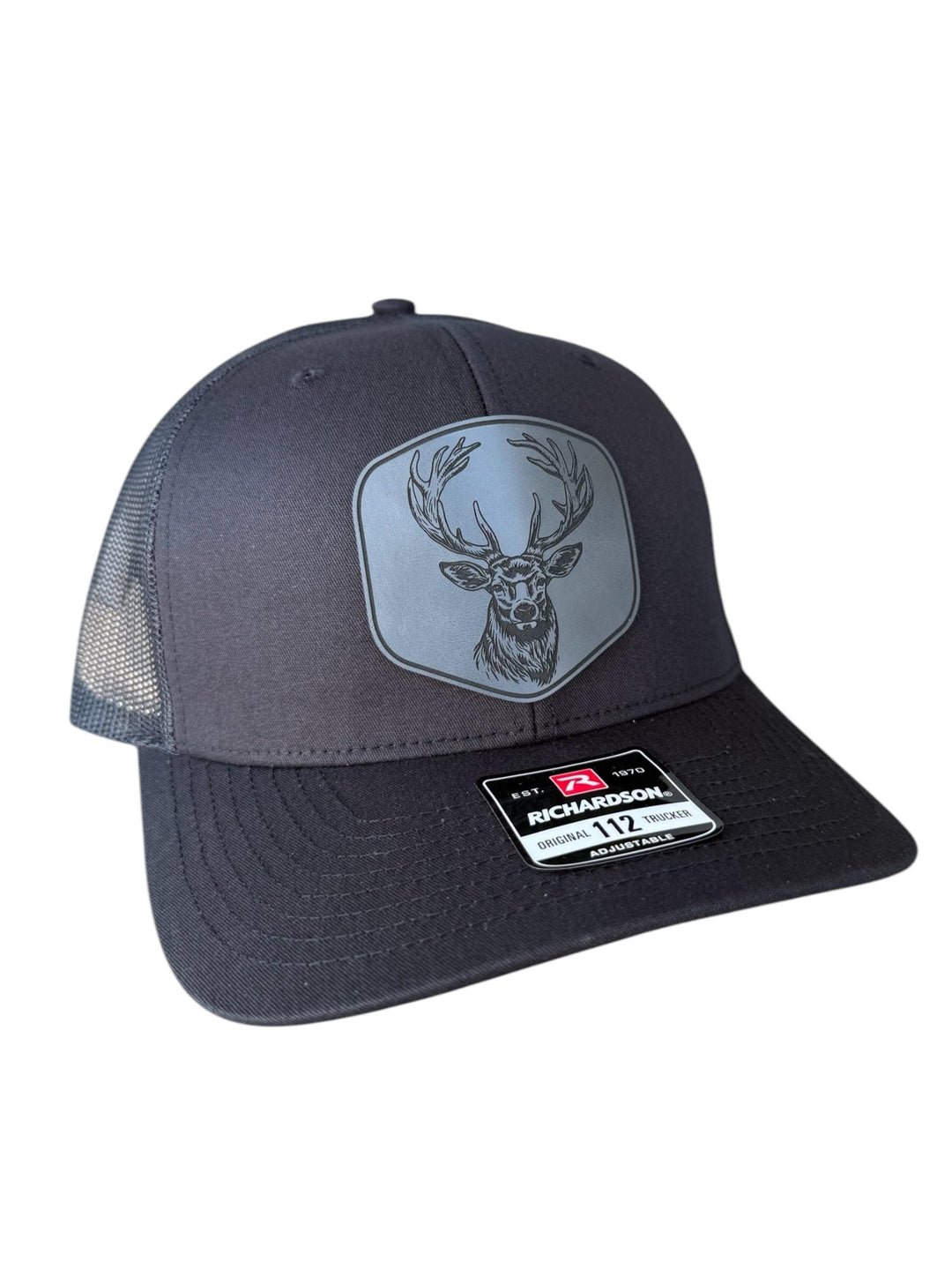 Deer hunting Richardson 112 trucker hat by BubbleHead Ink