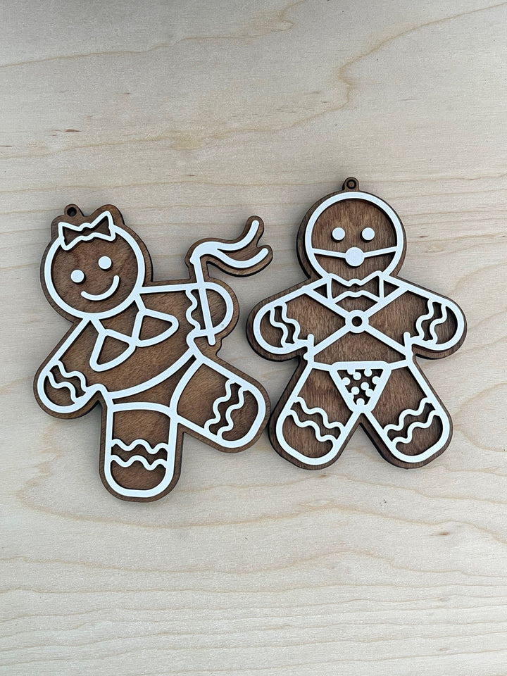 Dominatrix gingerbread naughty Christmas ornament by BubbleHead Ink