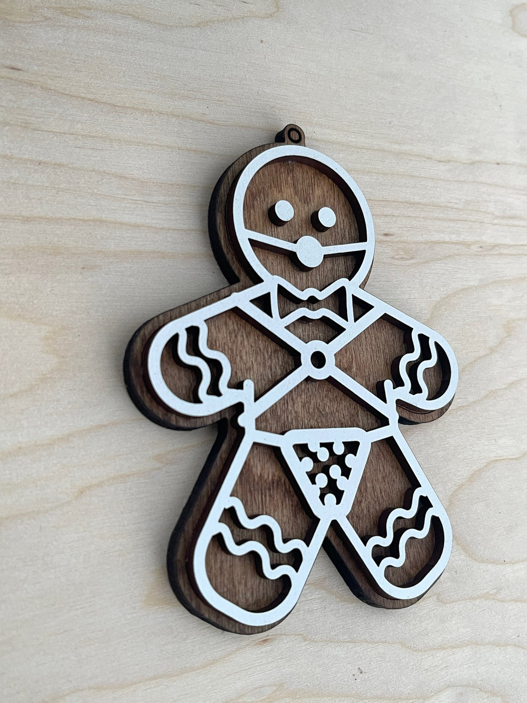 Dominatrix gingerbread naughty Christmas ornament by BubbleHead Ink