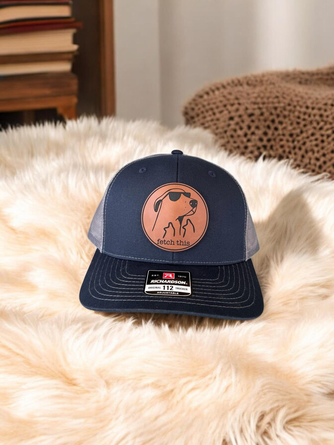 Fetch This funny dog lover Richardson 112 trucker hat by BubbleHead Ink