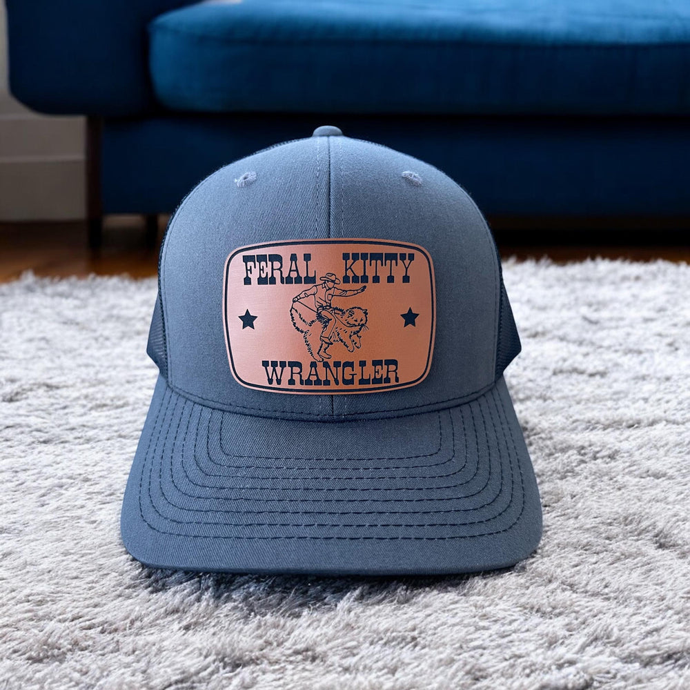 Funny cowboy Richardson 112 snapback trucker hat for men by BubbleHead Ink