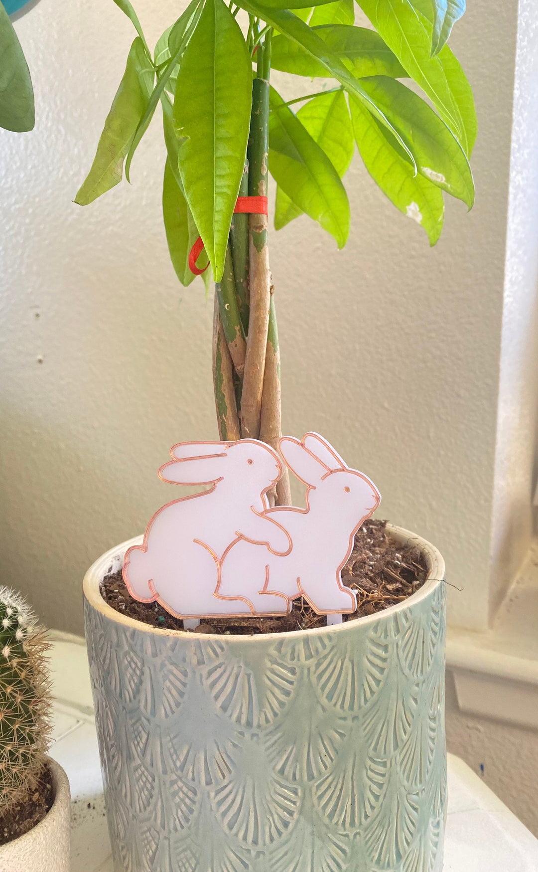 Funny garden stakes and plant markers for indoor plants by BubbleHead Ink