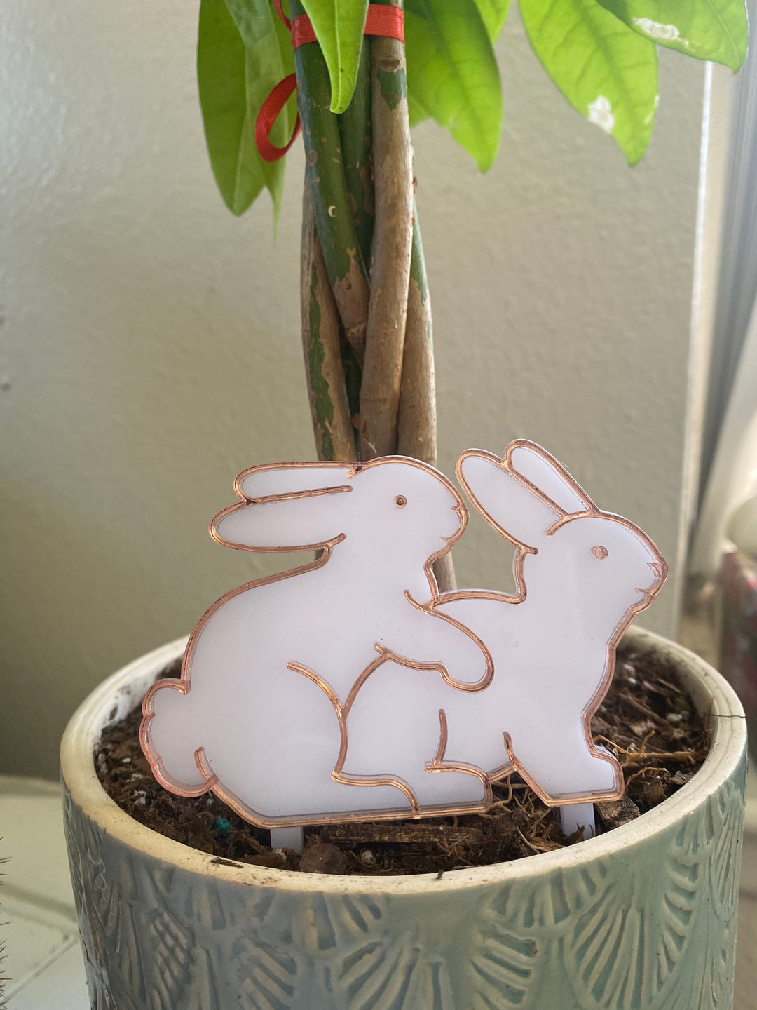 Funny garden stakes and plant markers for indoor plants by BubbleHead Ink