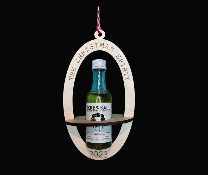 Funny white elephant gift exchange Christmas ornament by BubbleHead Ink