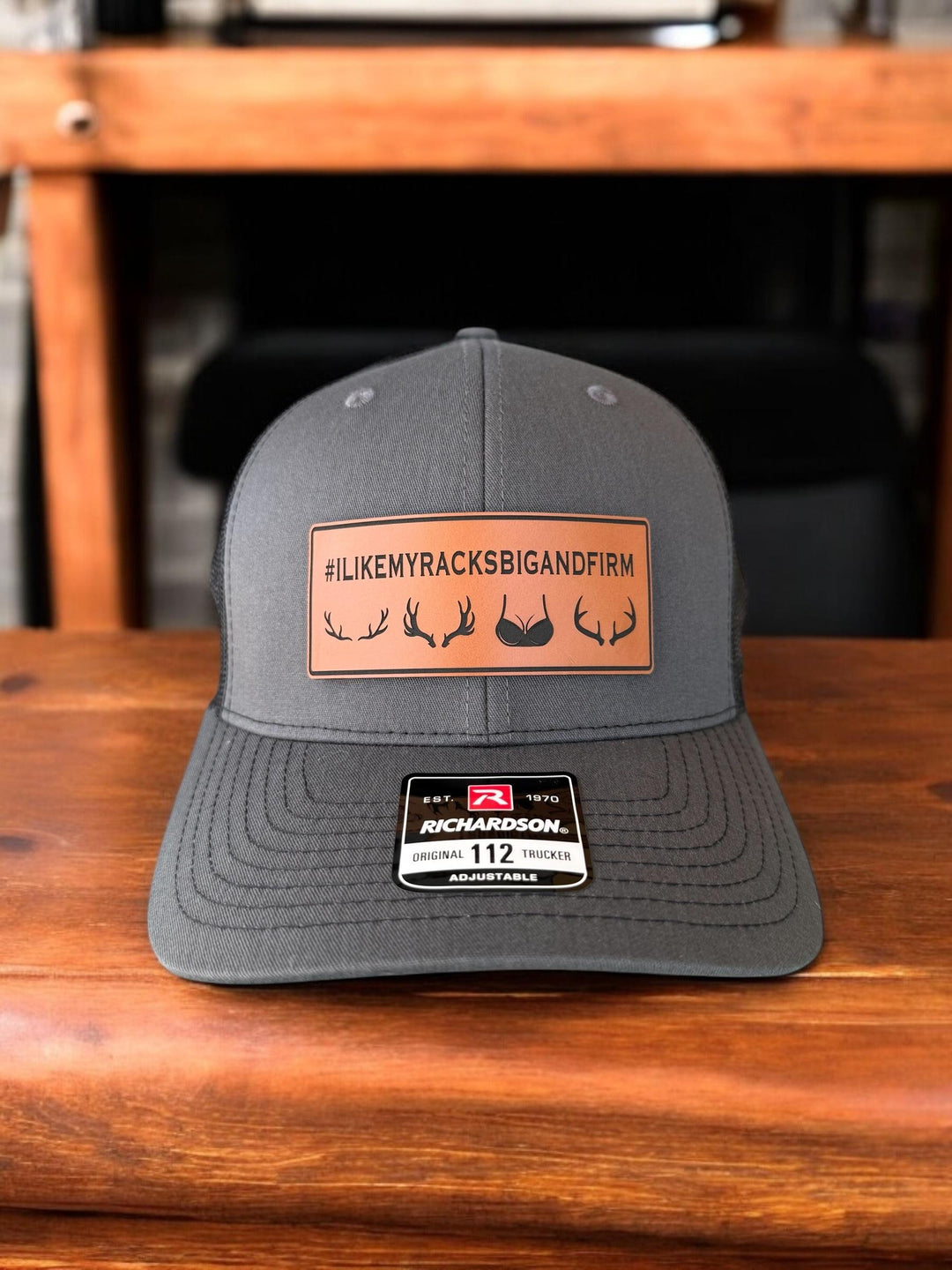 Hunting trucker hat for hunters by BubbleHead Ink