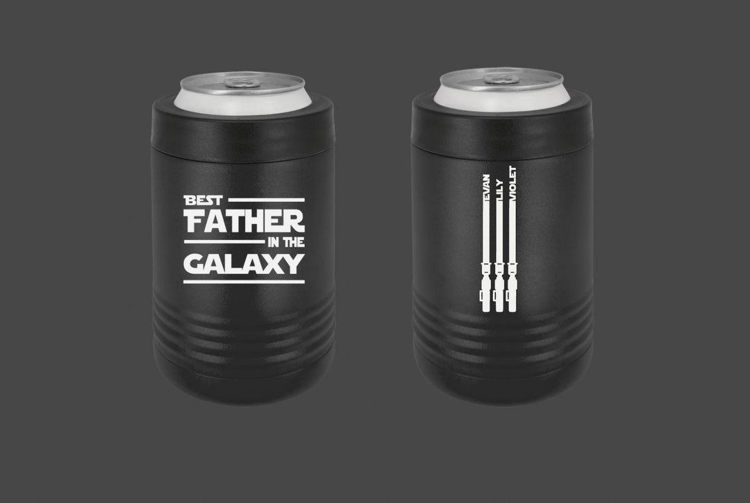 May the Beer Be With You engraved beverage holder Father's Day gift by BubbleHead Ink