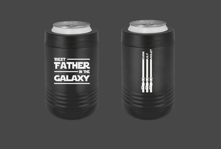 May the Beer Be With You engraved beverage holder Father&