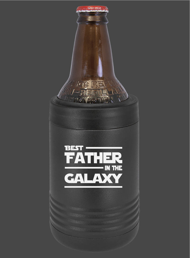 May the Beer Be With You engraved beverage holder Father&