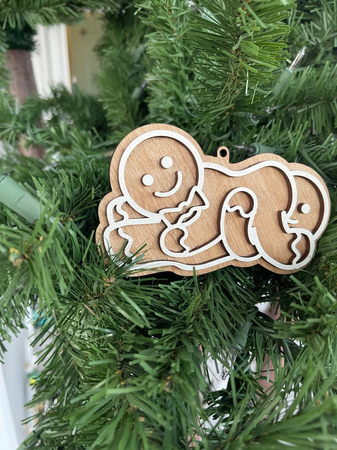 Mr and Mr gay couple Christmas ornament by BubbleHead Ink