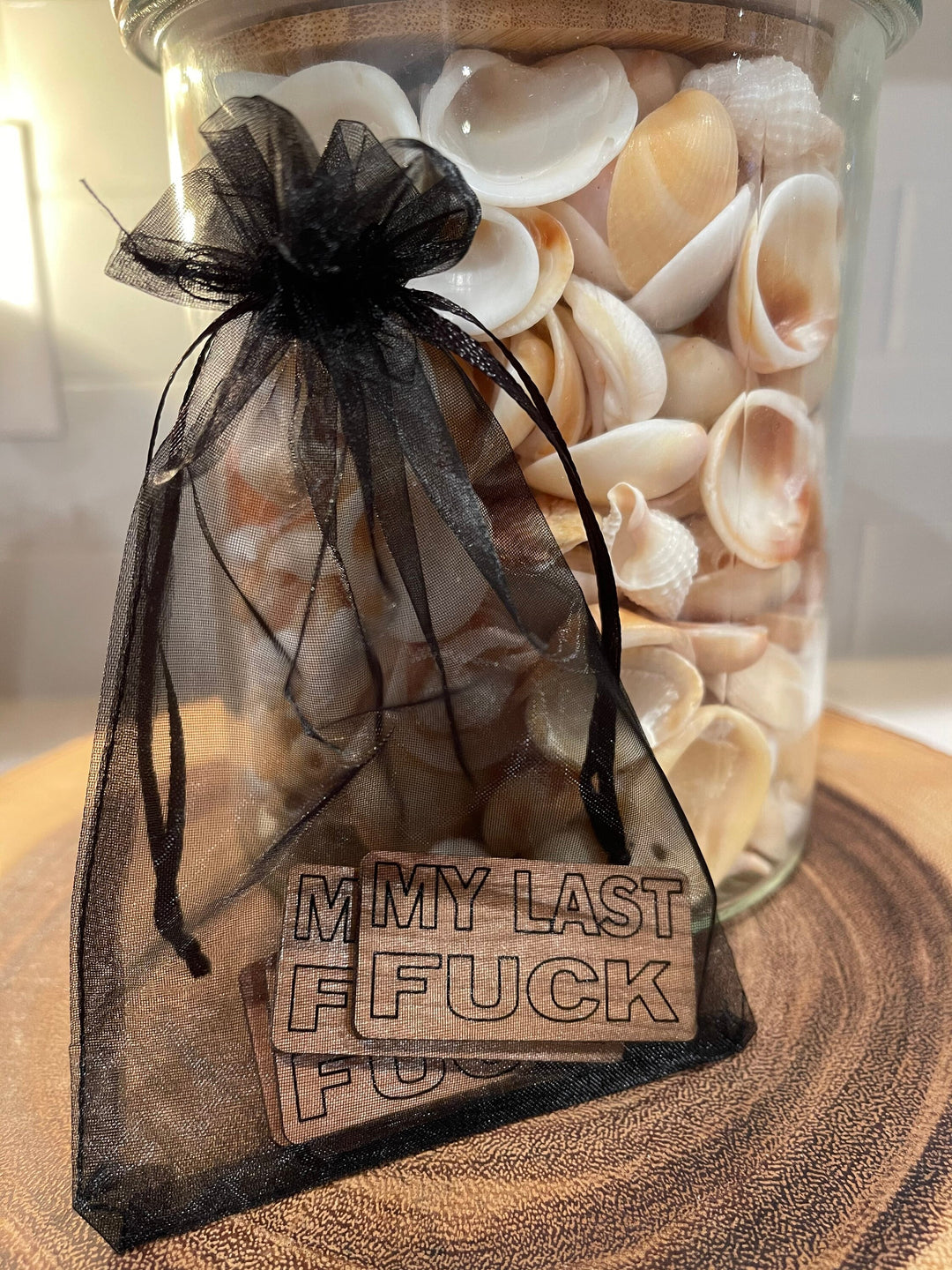 My Last Fuck Token funny gag gift stocking stuffer by BubbleHead Ink