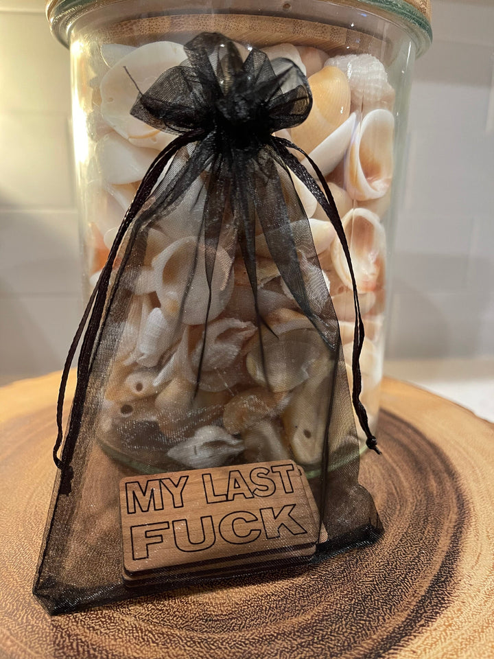My Last Fuck Token funny gag gift stocking stuffer by BubbleHead Ink