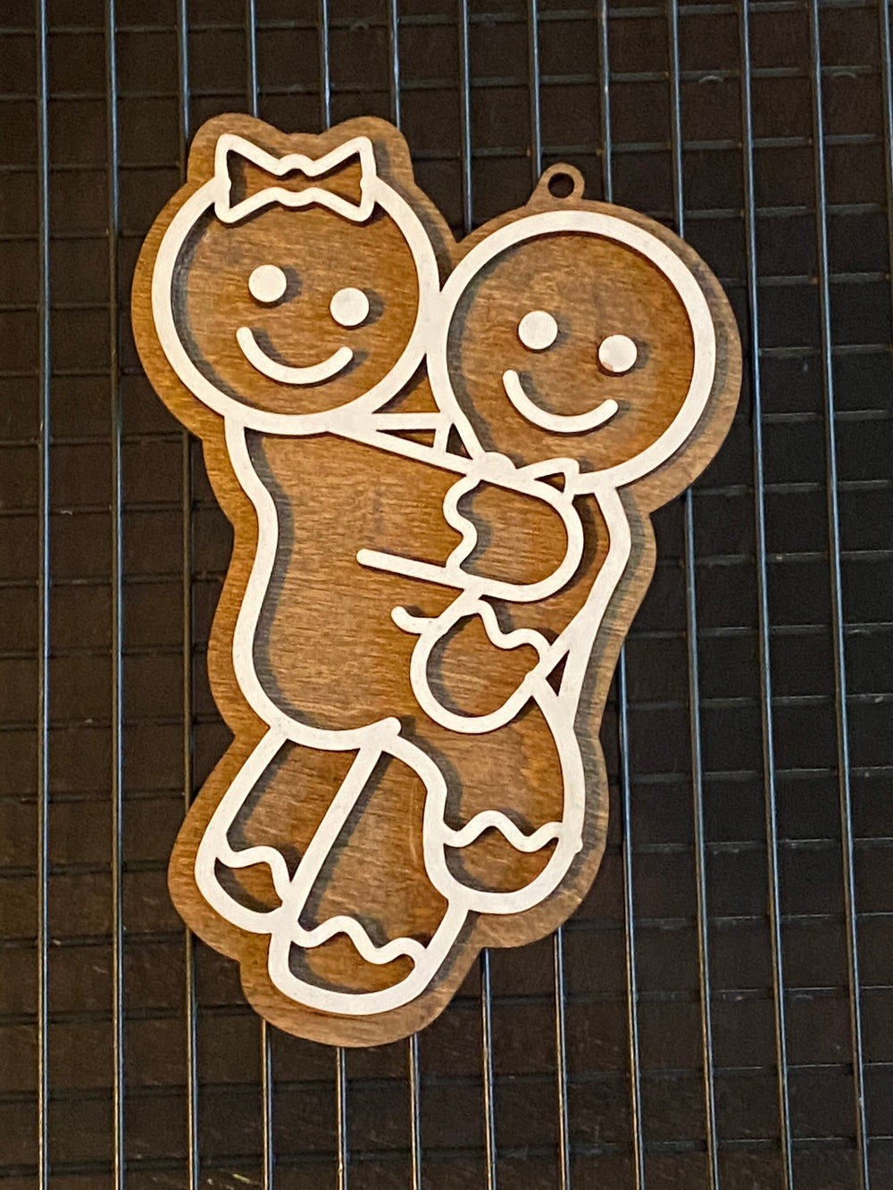 Naughty couple gag gift Christmas ornament by BubbleHead Ink