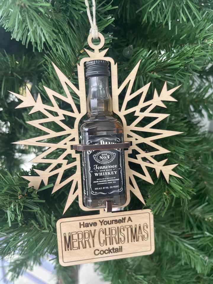 Personalized employee Christmas ornament by BubbleHead Ink