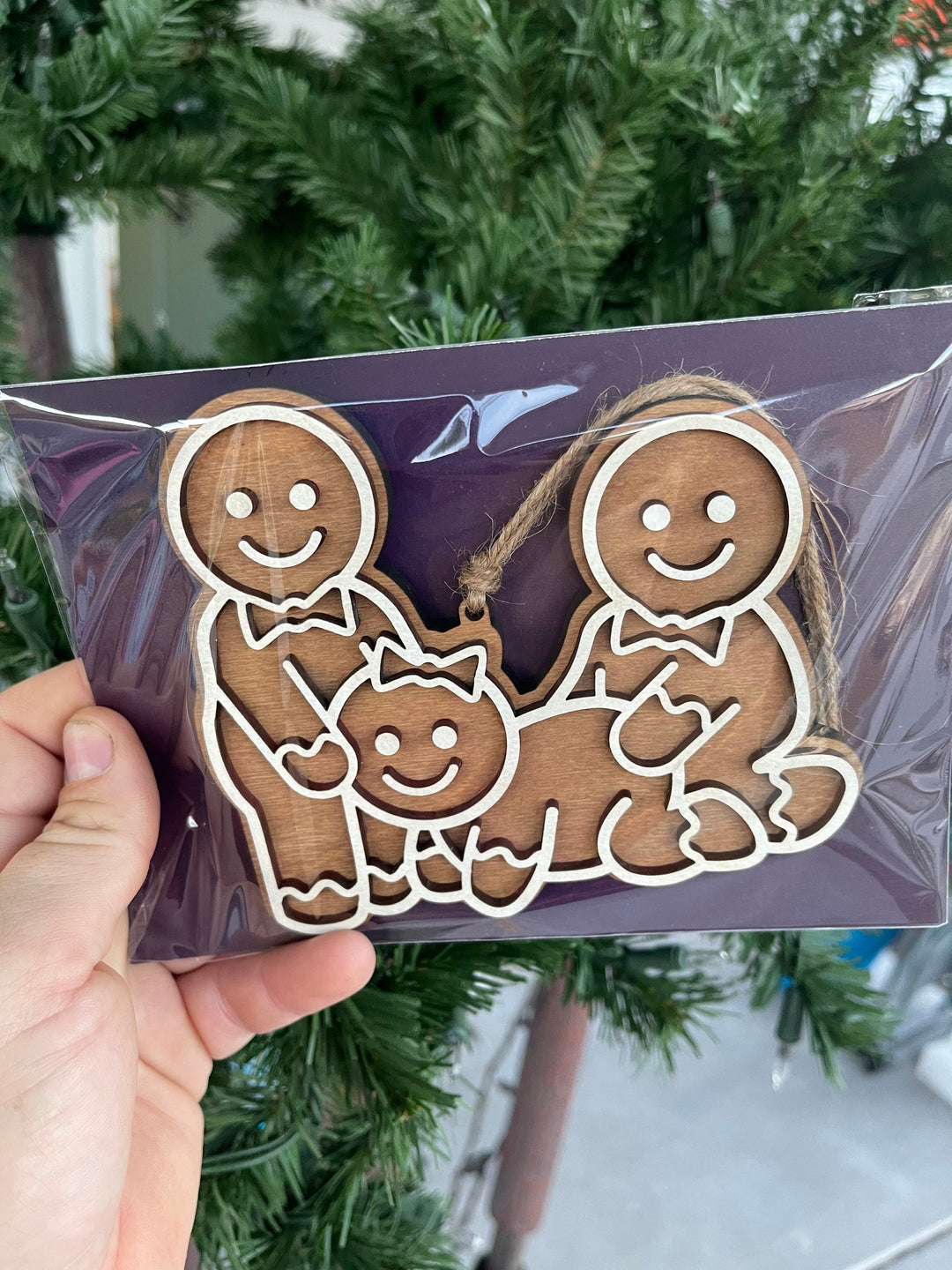 Polyamory pride naughty Christmas ornament by BubbleHead Ink