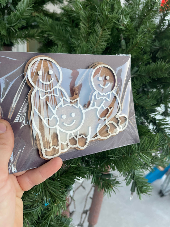 Polyamory pride naughty Christmas ornament by BubbleHead Ink