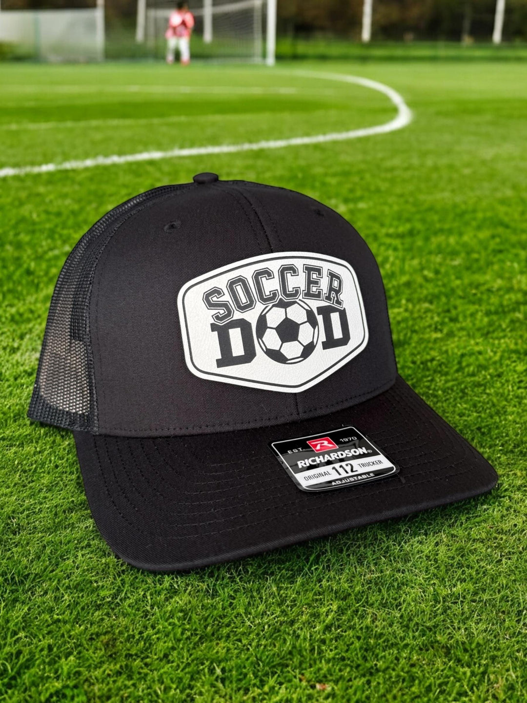 Soccer dad Richardson 112 patch trucker hat by BubbleHead Ink