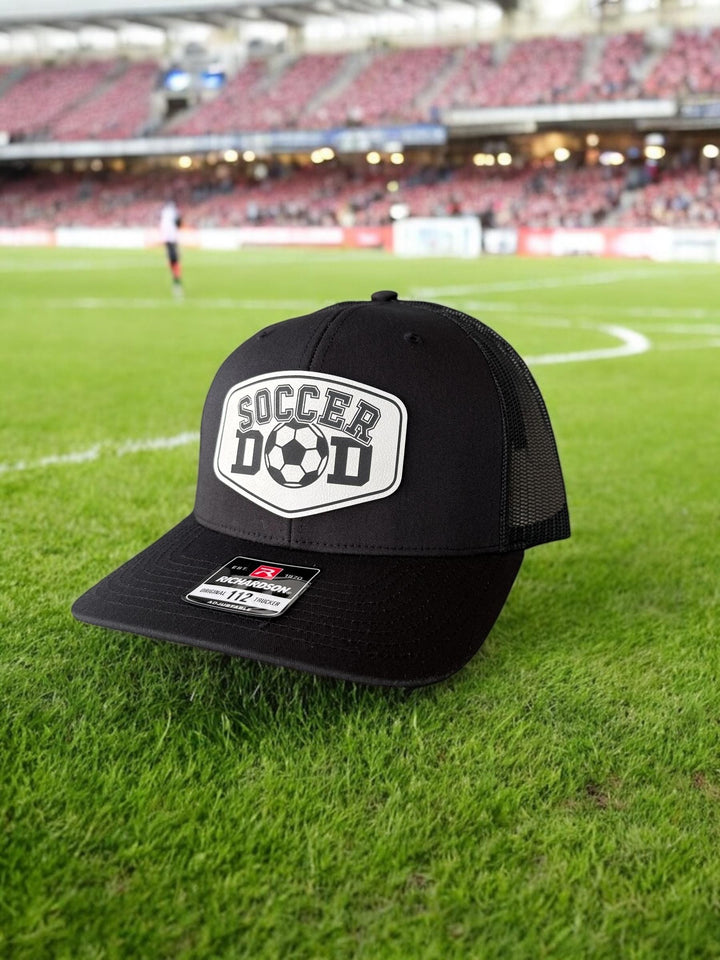 Soccer dad Richardson 112 patch trucker hat by BubbleHead Ink
