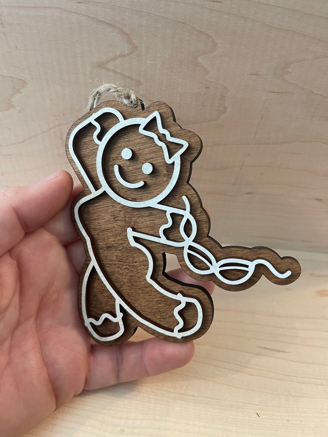 Take Your Bra Off funny Christmas ornament by BubbleHead Ink