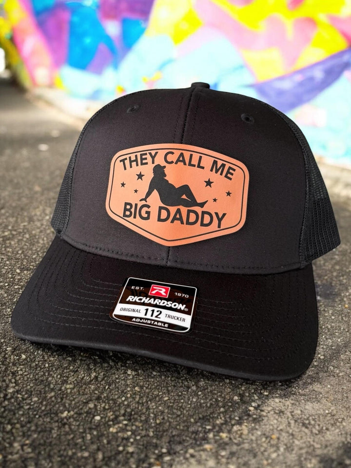 They Call Me Big Daddy funny dad Richardson 112 patch hat by BubbleHead Ink