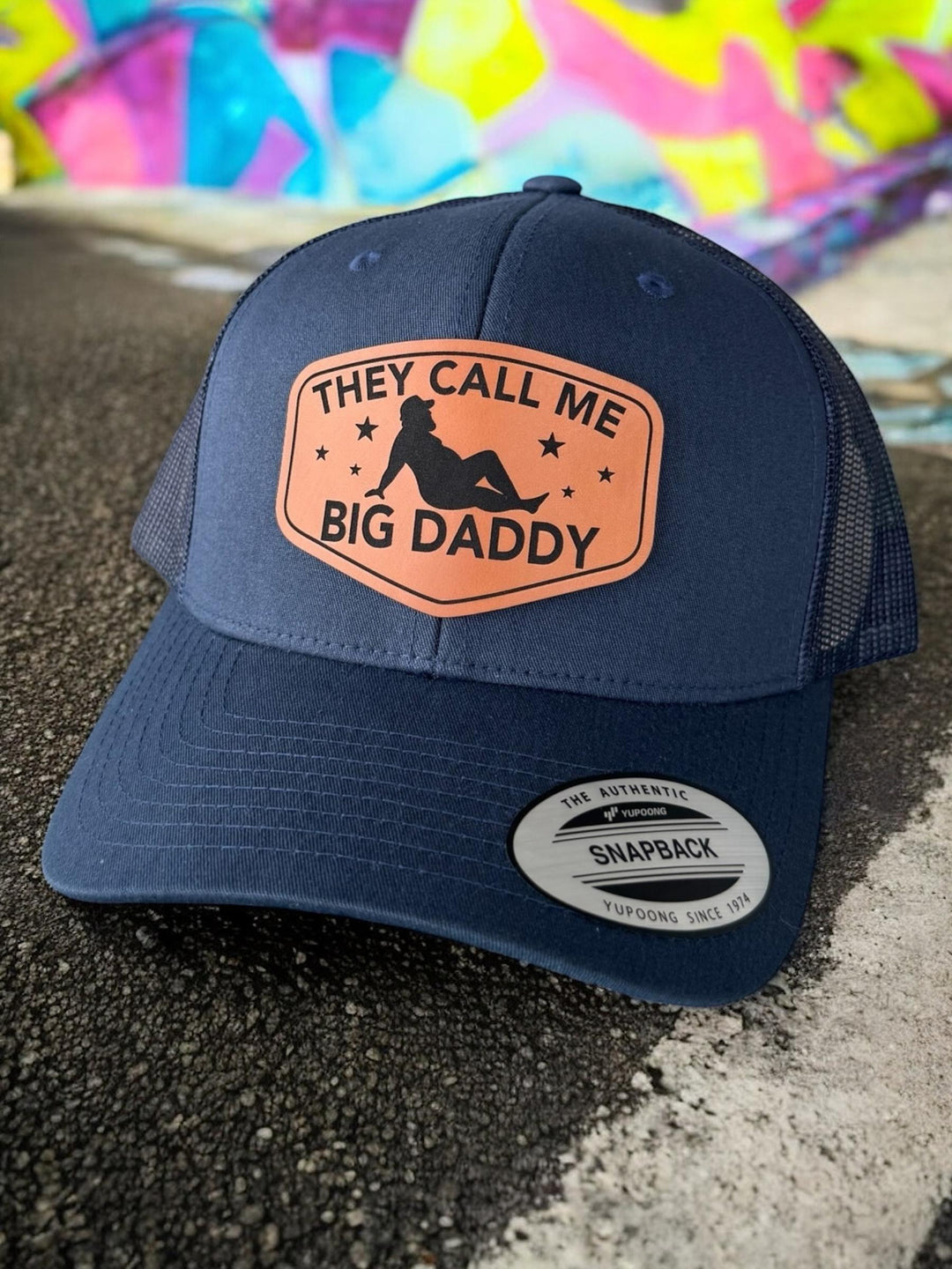 They Call Me Big Daddy funny dad Richardson 112 patch hat by BubbleHead Ink