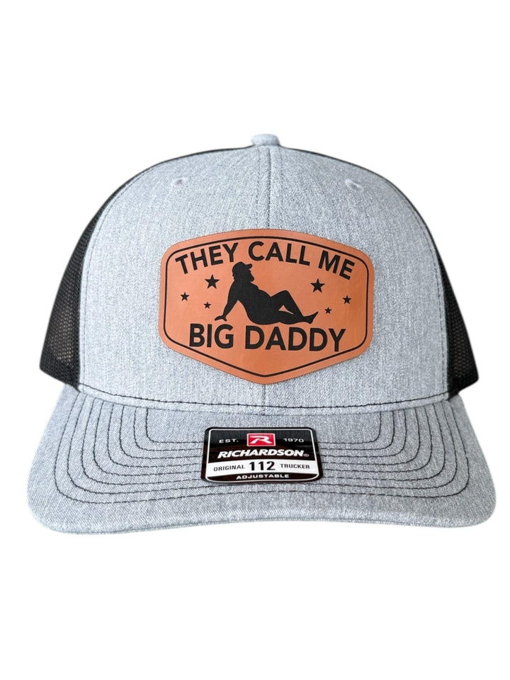 They Call Me Big Daddy funny dad Richardson 112 patch hat by BubbleHead Ink