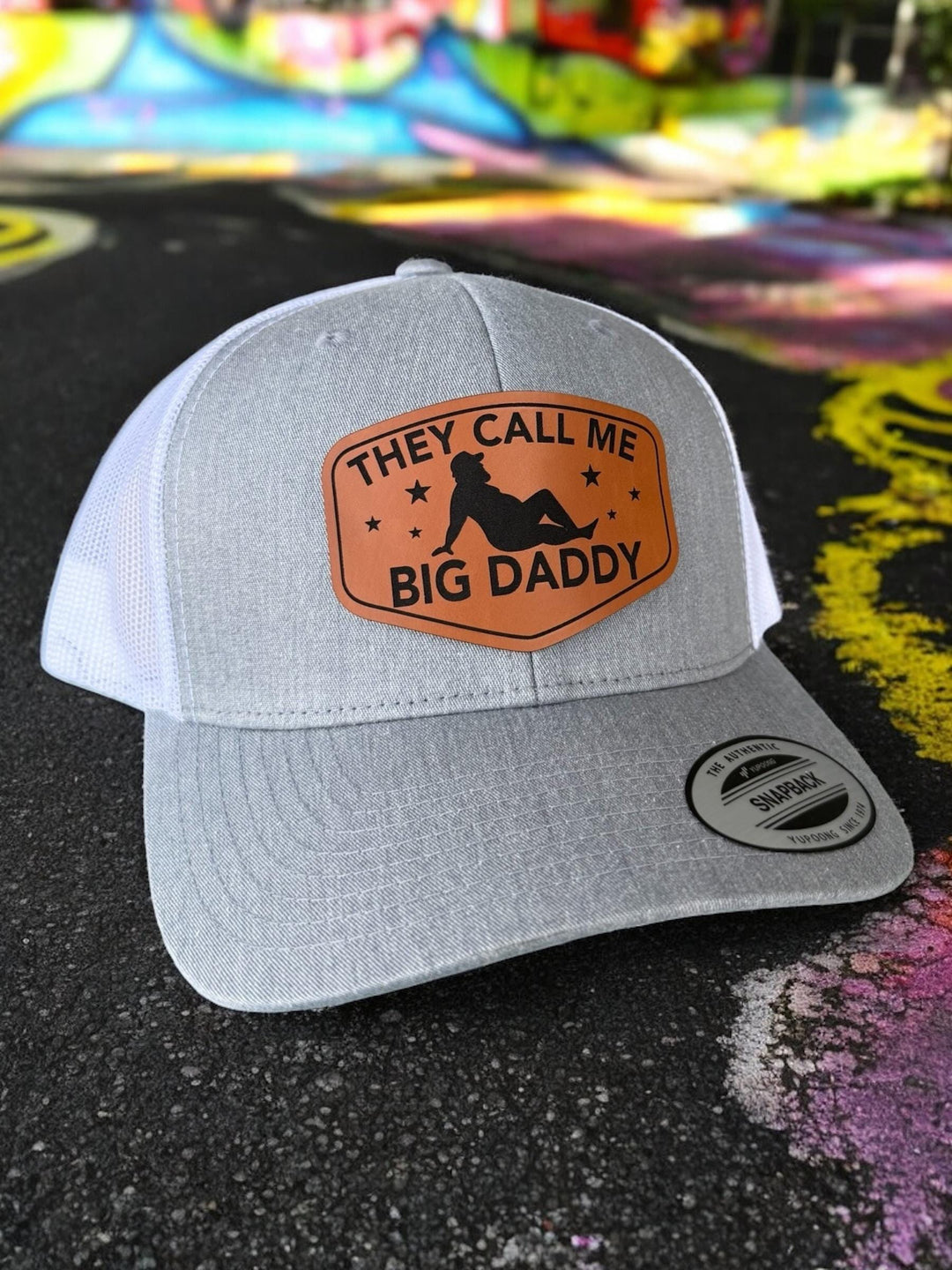 They Call Me Big Daddy funny dad Richardson 112 patch hat by BubbleHead Ink