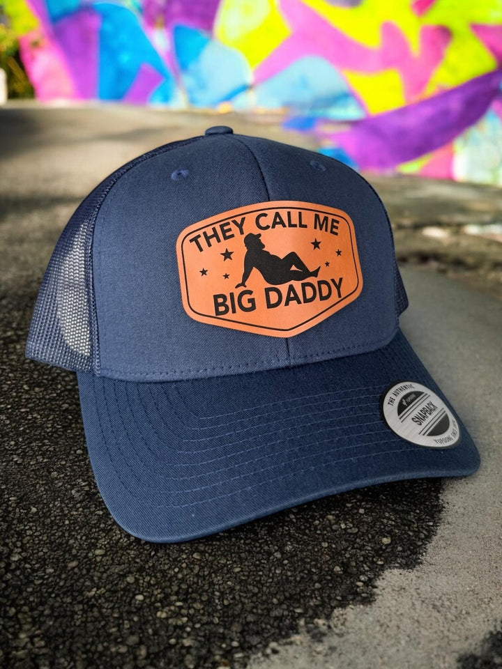 They Call Me Big Daddy funny dad Richardson 112 patch hat by BubbleHead Ink