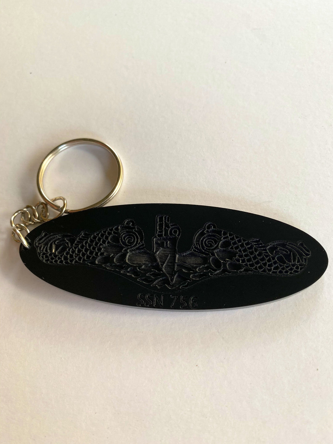 US Navy submarine dolphins keychain by BubbleHead Ink