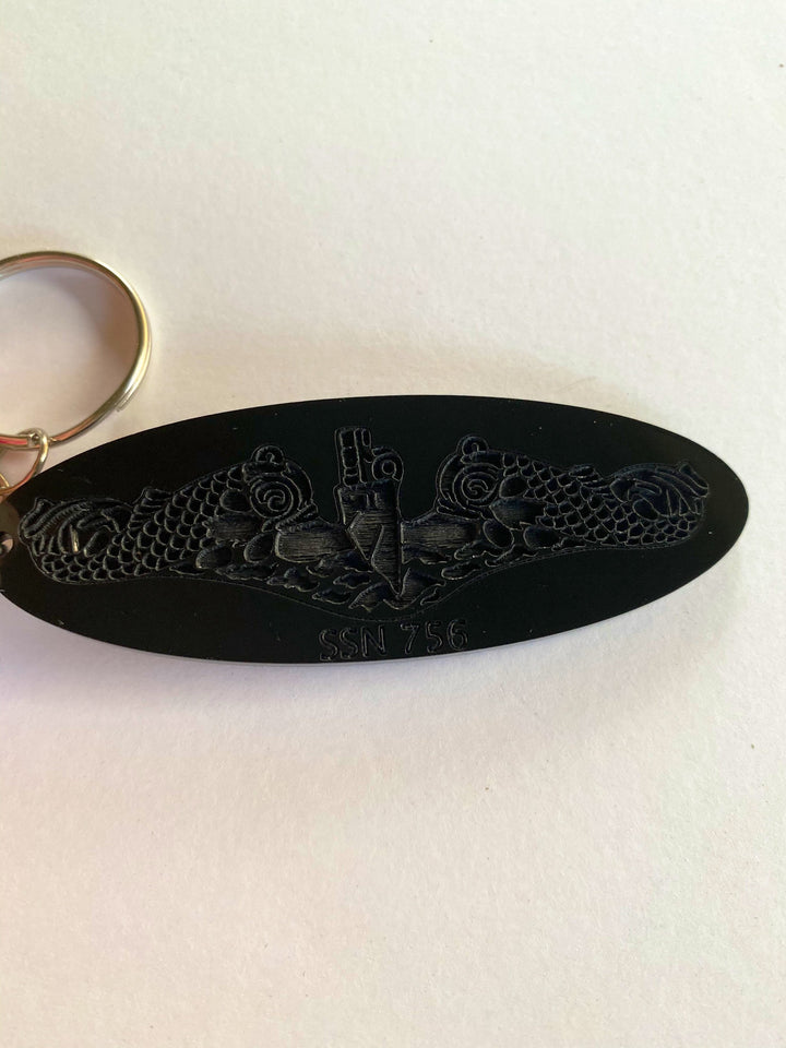 US Navy submarine dolphins keychain by BubbleHead Ink