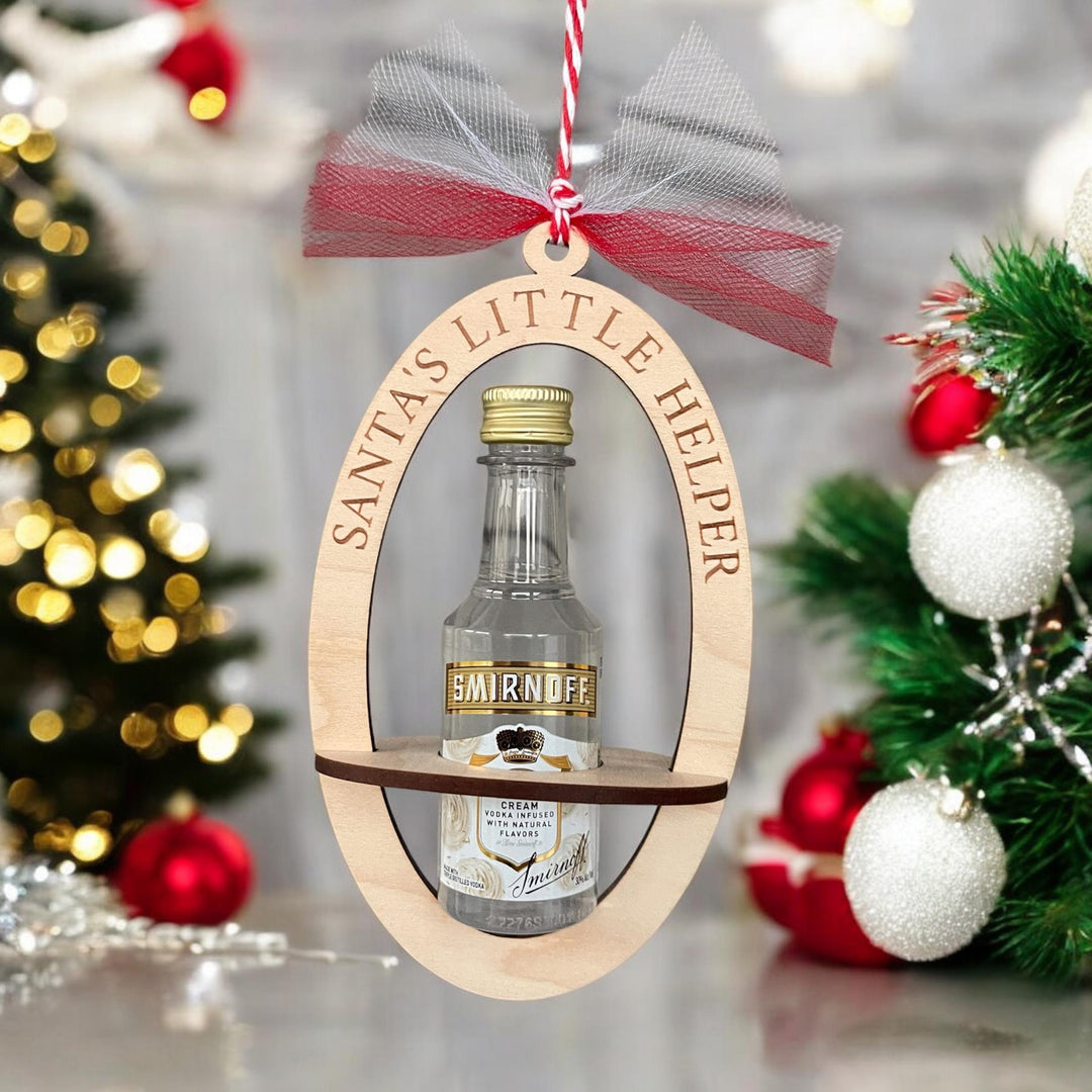 2024 Christmas Ornament Personalized | Funny Coworker Gift | Santa's Little Helper Ornament